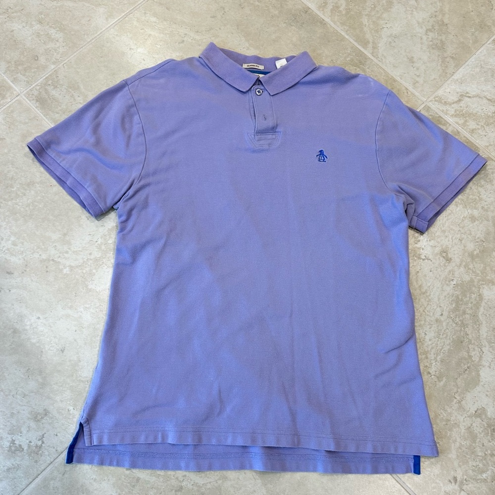 Original Penguin Men's Purple Polo Shirt